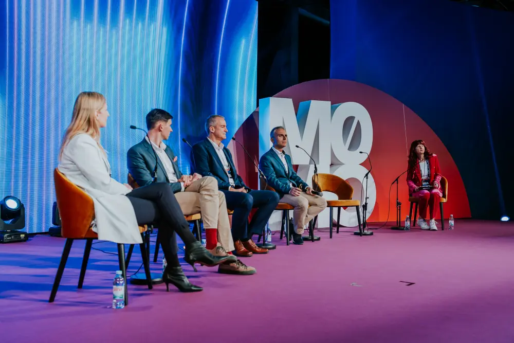 Jasna Fumagalli, članica uprave Nexi Croatia, kao moderatorica na Money Motion 2024