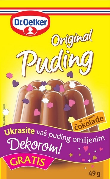 Puding cokolada s promo folijom